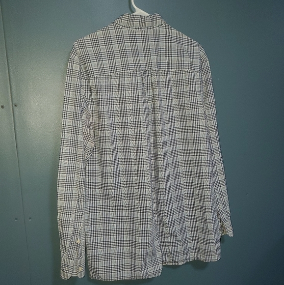 BLUE & green long sleeve buttondown Large - Picture 2 of 6